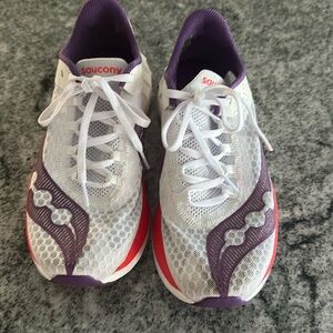Saucony endorphin pro 4 - White and Orange Running Shoes
